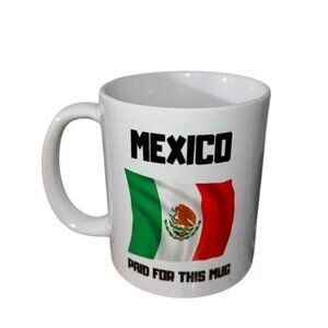 Mexico Flag Ceramic Coffee Mug 11oz